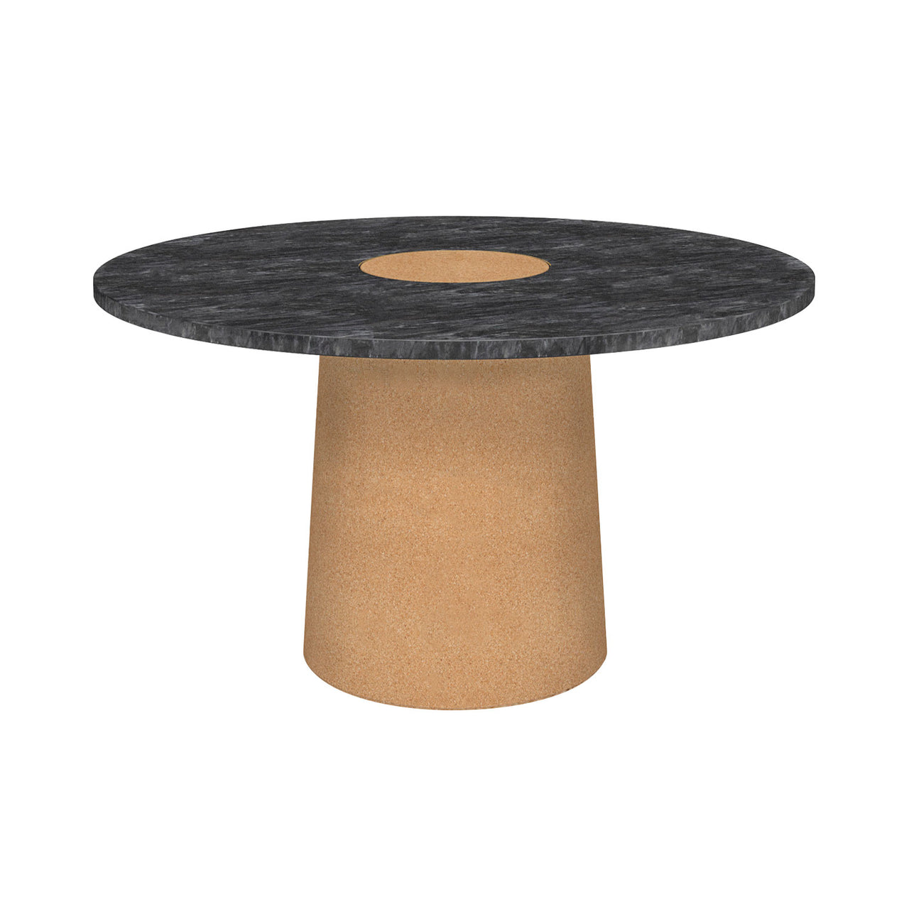 Sintra Dining Table: Black Marble