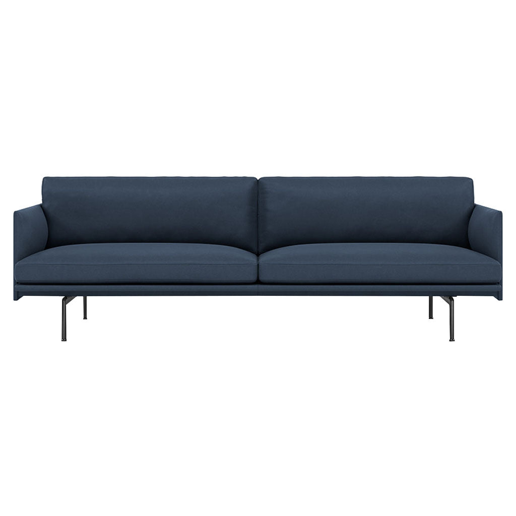 Outline 3-Seater Sofa: Black