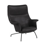 Doze Lounge Chair: High +Anthracite Black
