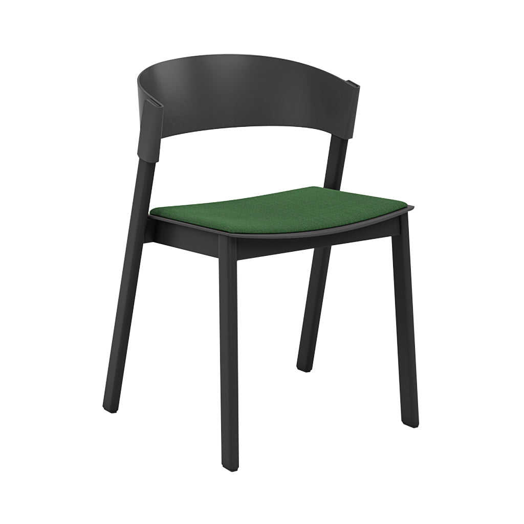 Cover Side Chair: Upholstered + Black