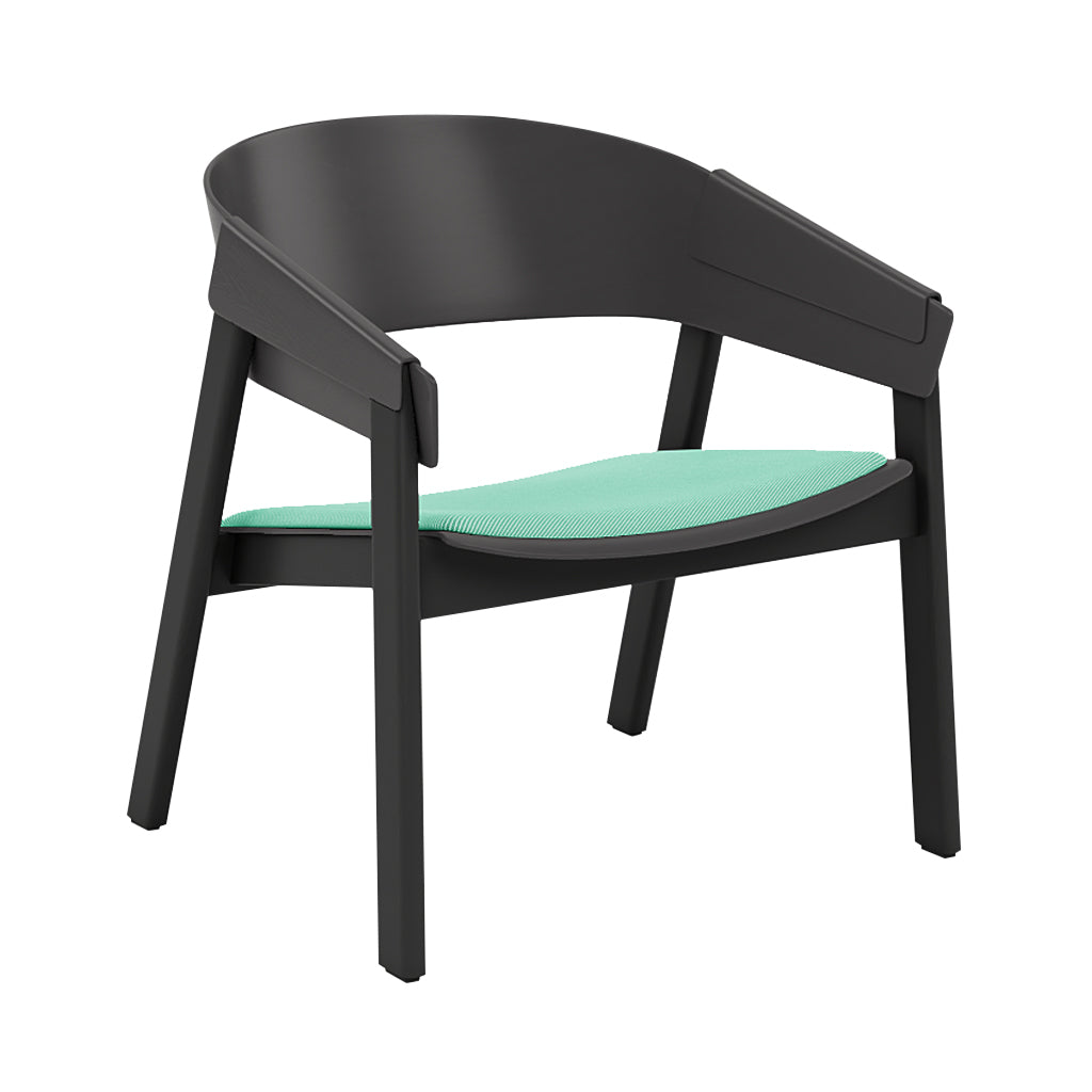 Cover Lounge Chair: Upholstered + Black