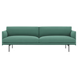 Outline 3-Seater Sofa: Black