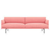 Outline 3-Seater Sofa: Black