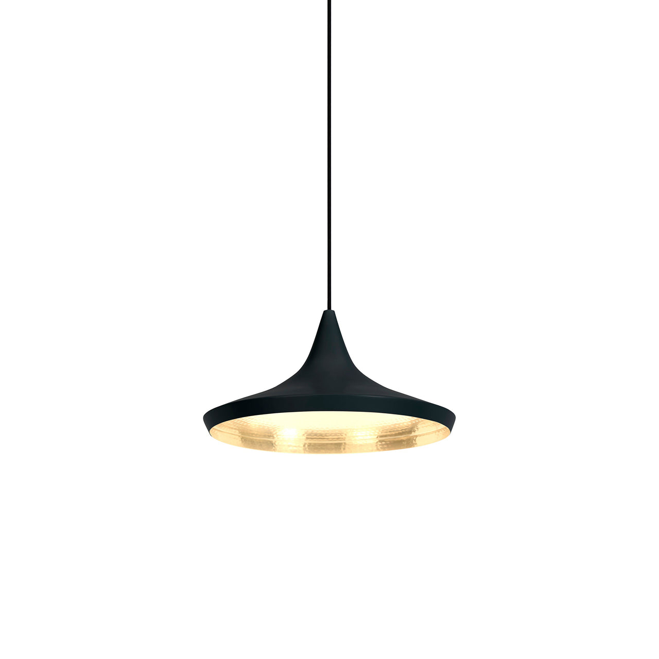 Beat Wide Pendant: Black