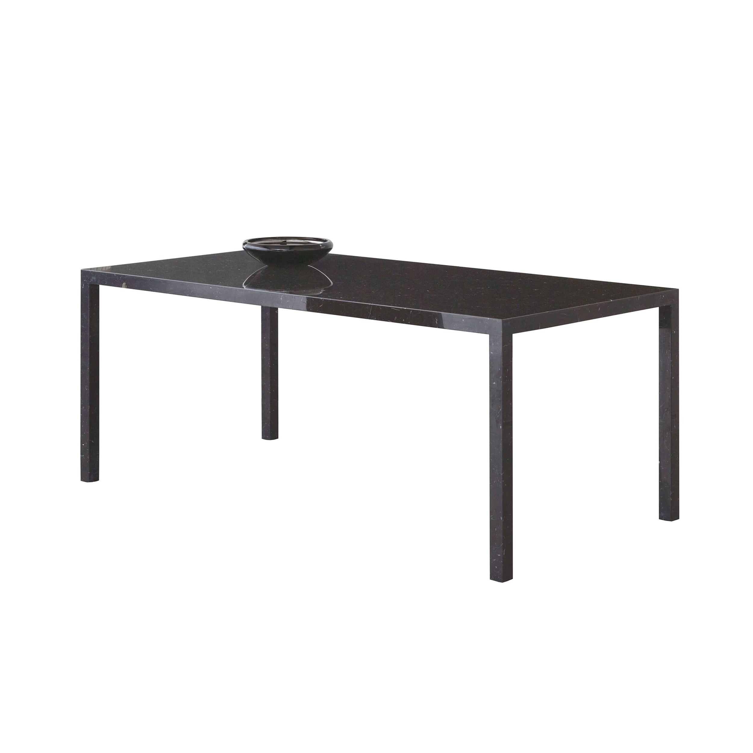 BK Dining Table: Black Marquina Marble