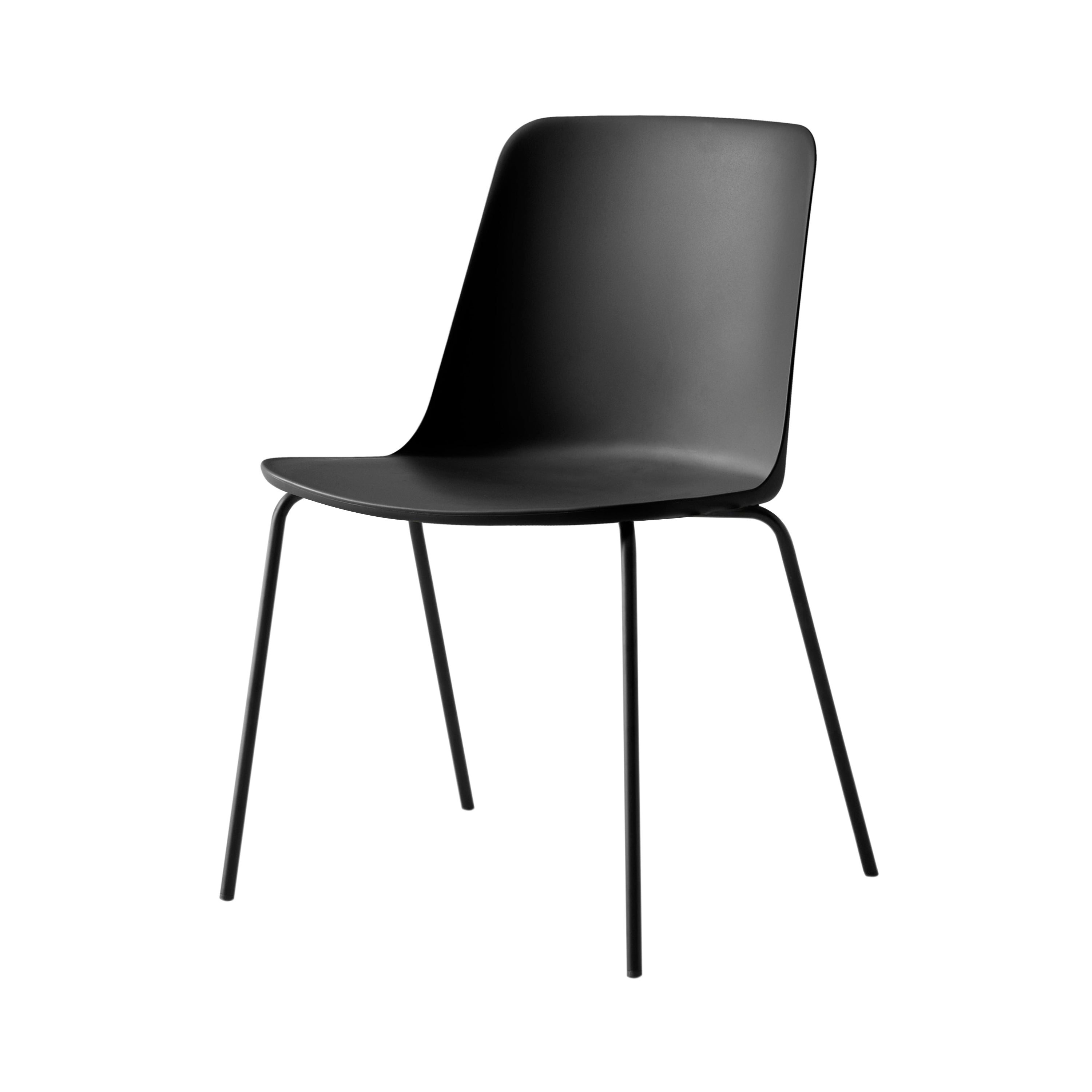 Rely Stacking Chair HW65: Black