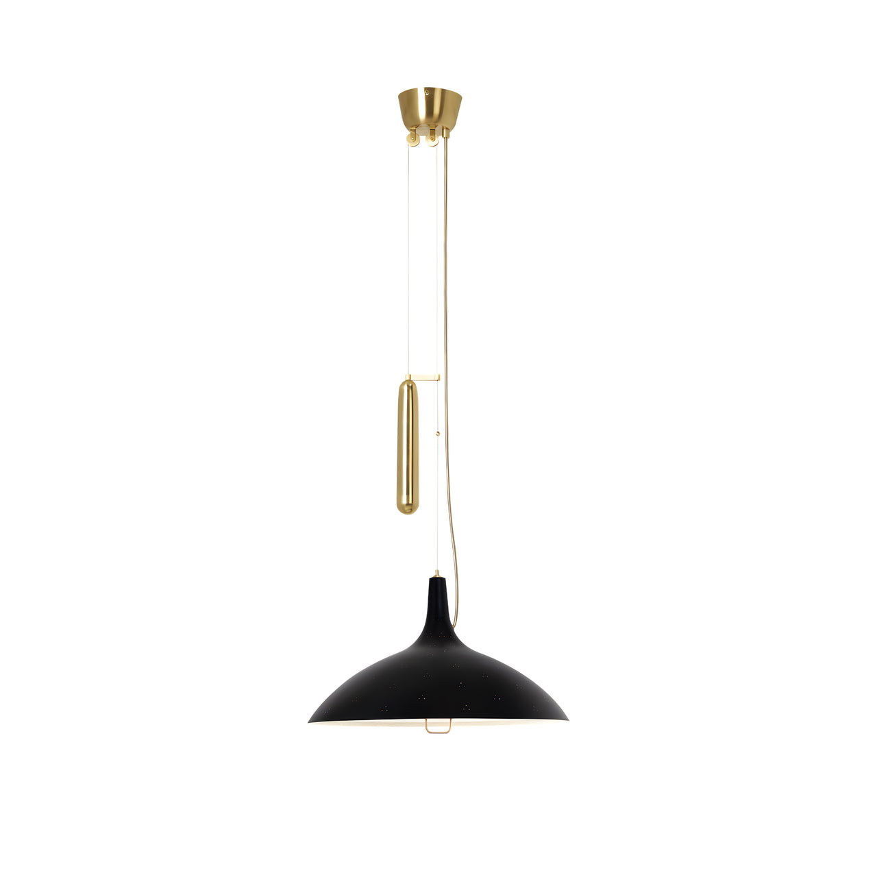 A1965 Pendant Lamp: Soft Black Semi Matt