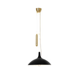 A1965 Pendant Lamp: Soft Black Semi Matt