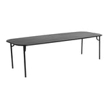 Week-End Rectangular Dining Table: Black