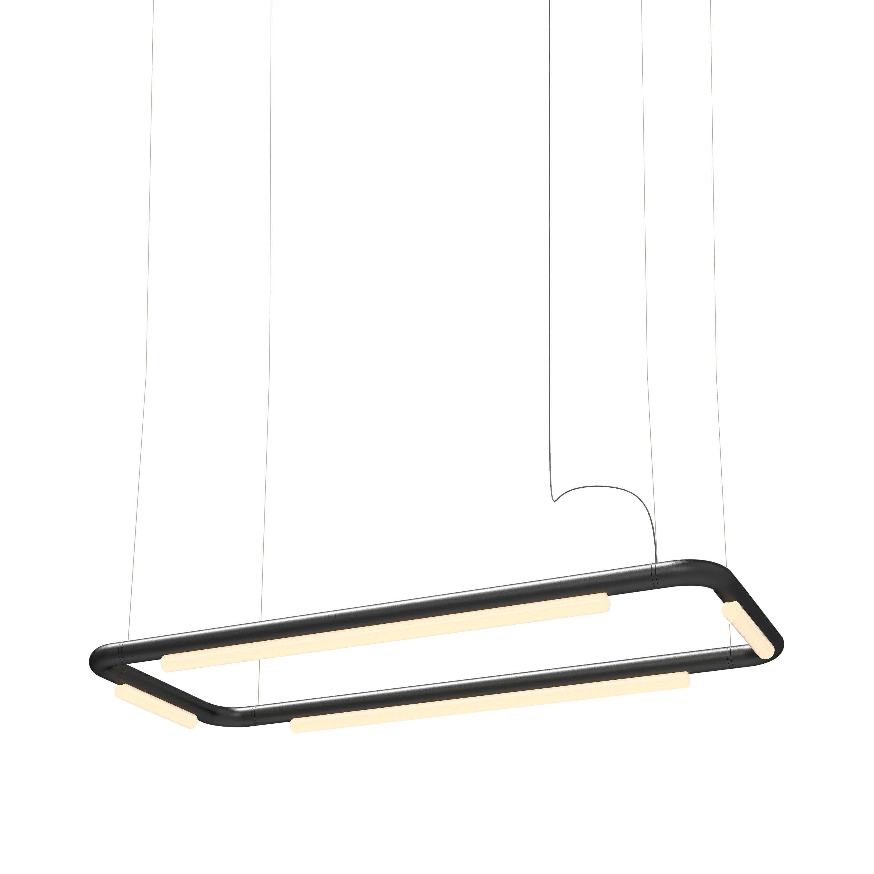 Pipeline CM4 Pendant Light: Black + Black