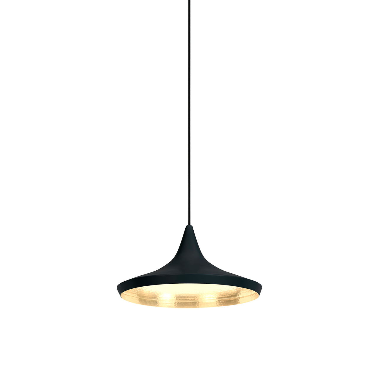 Beat Wide Pendant: Black