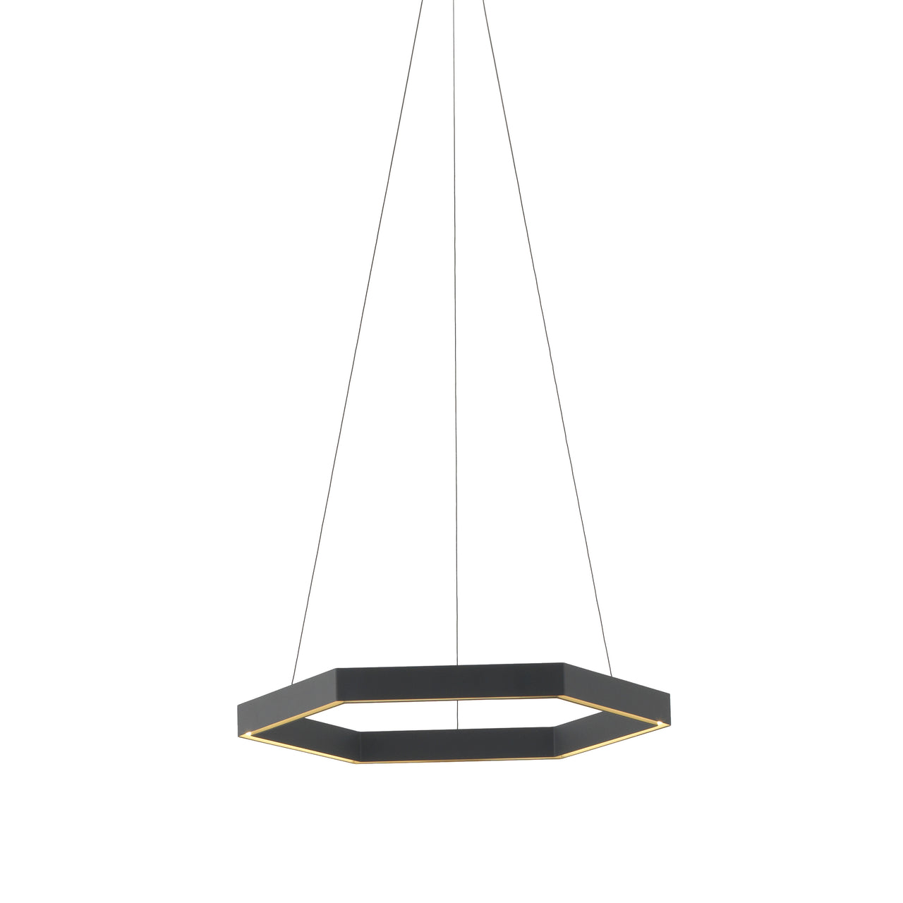 Hex 750 Pendant Light: Black