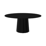 Container HPL Round Table: Extra Large + Bodhi Cover + Black + Black