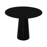 Container HPL Round Table: Small + Bodhi Cover + Black + Black