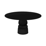 Container HPL Round Table: Large + New Antiques + Black + Black