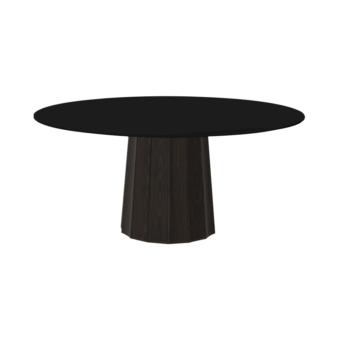 Container HPL Round Table: Extra Large + Bodhi Cover + Black+ Grey