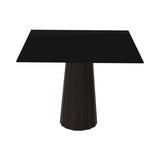 Container HPL Square Table: Large + Bodhi Cover + Black + Grey