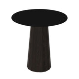 Container HPL Round Table: Extra Small + Bodhi Cover + Black + Grey