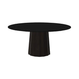 Container HPL Round Table: Extra Large + Bodhi Cover + Black + Wenge