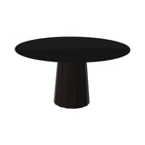 Container HPL Round Table: Large + Bodhi Cover + Black + Wenge