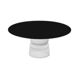 Container HPL Round Table: Extra Large + New Antiques + Black + White