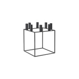 Kubus Candleholders: Black + 8 + Without Base