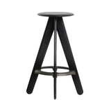 Slab Bar Stool: Black