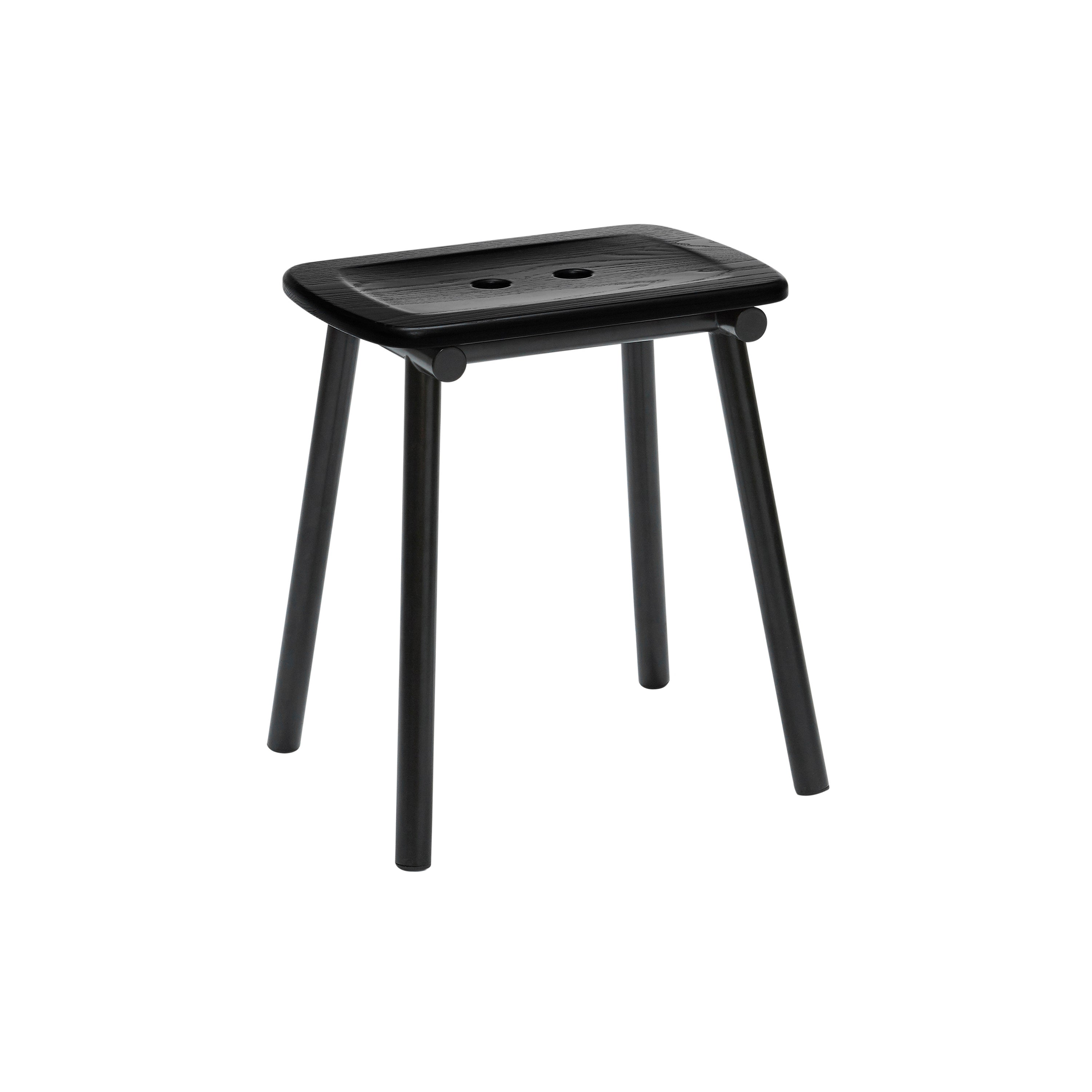 Tubby Tube Stool: Black Ash