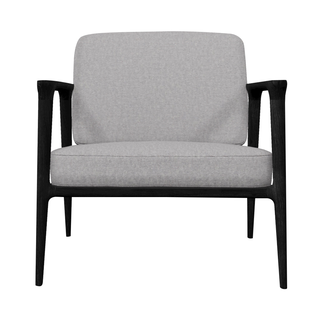 Zio Lounge Chair: Black