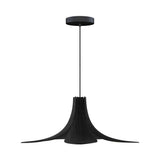 Jazz Pendant: Black Oak + Black + Canopy