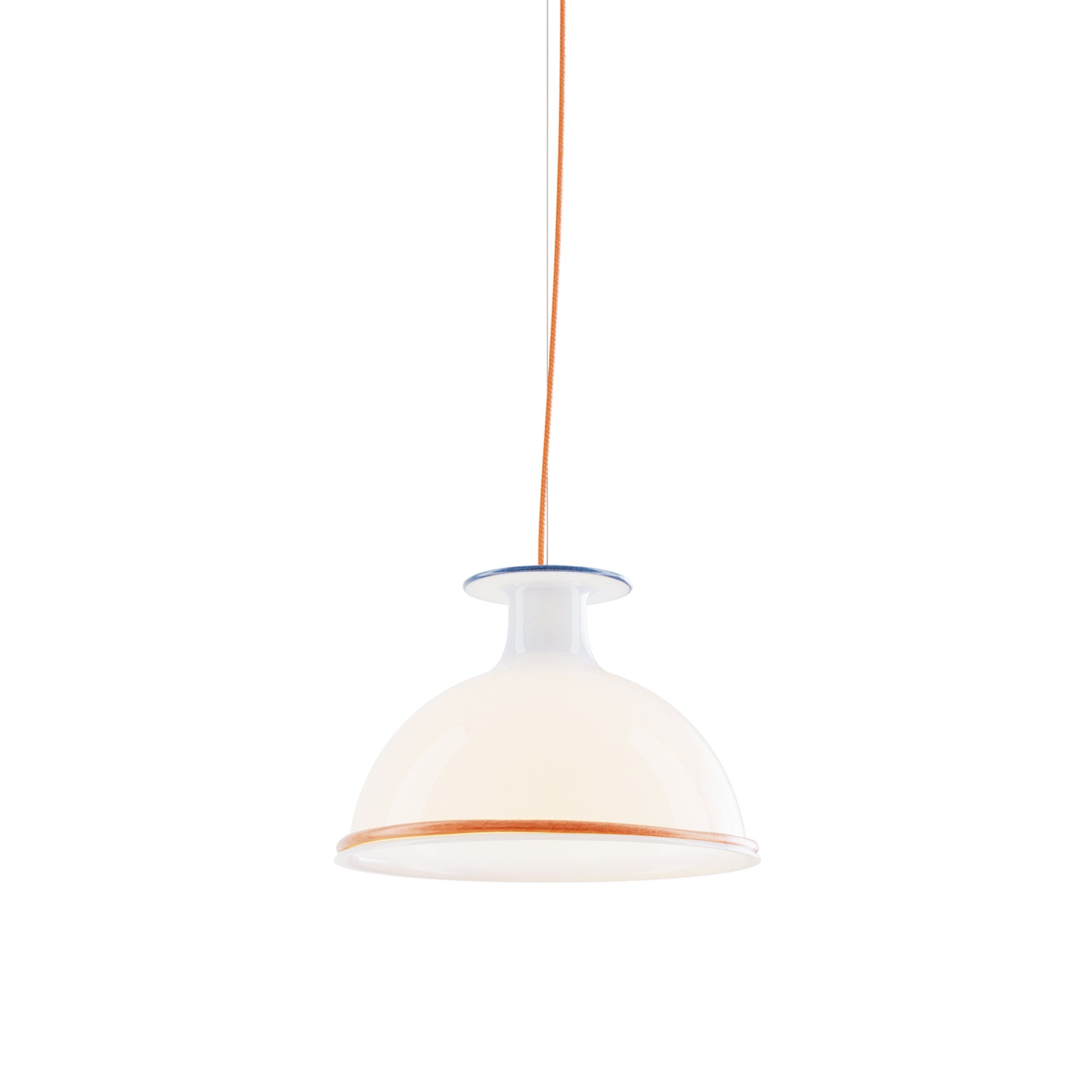 Mark Pendant Light: Blue + Orange