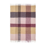Blur Mohair Blanket: Butter + Pale Rose