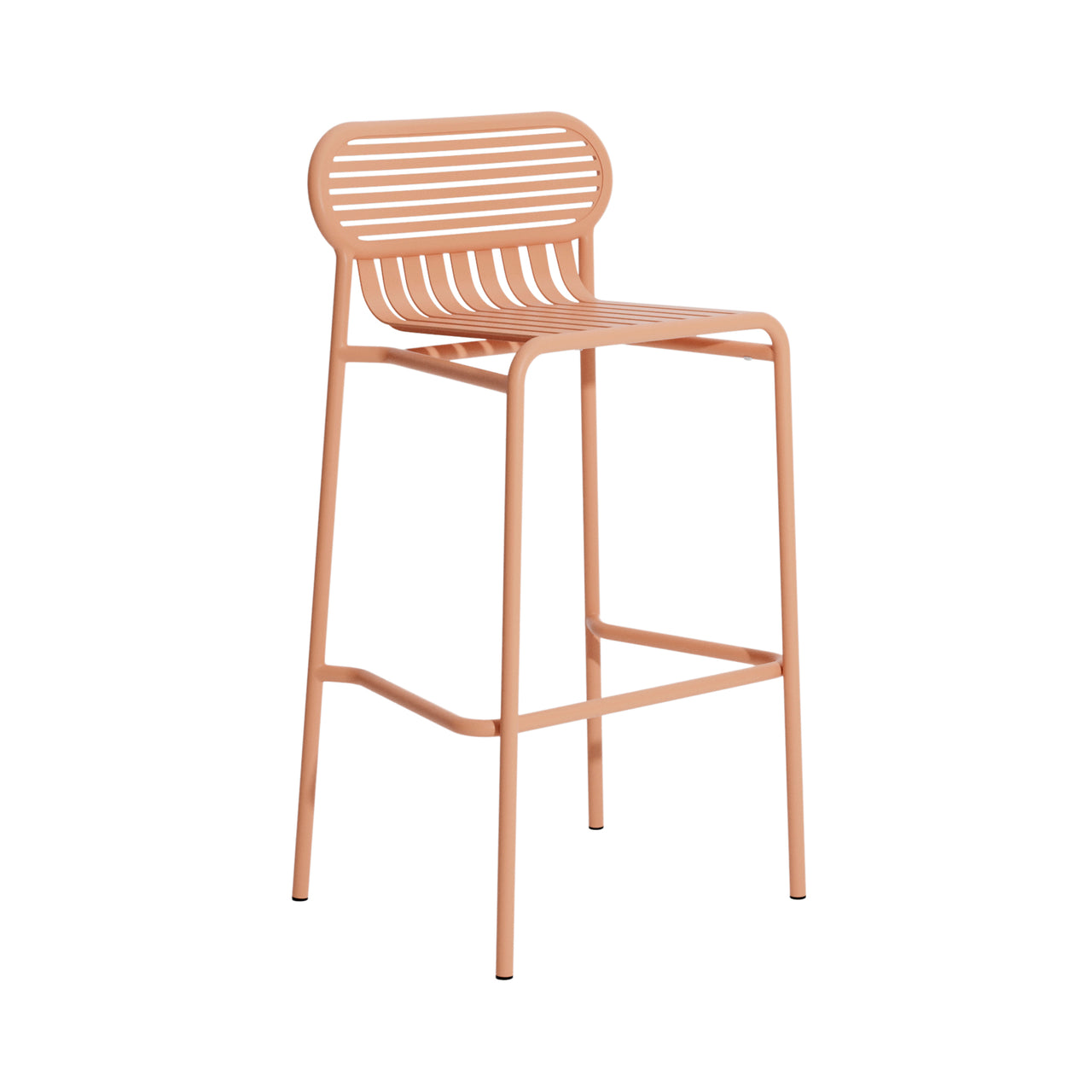 Week-End Stacking Bar Stool: Blush