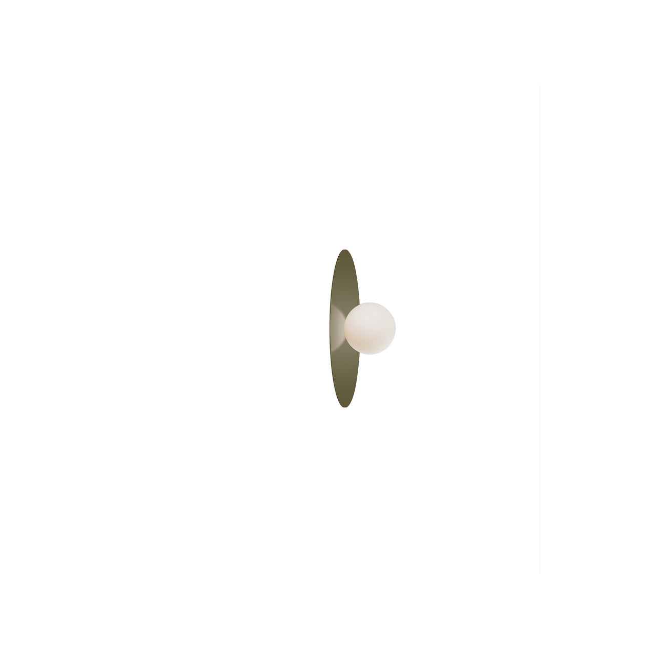 Bola Disc Flush Wall/Ceiling Light: Small - 12