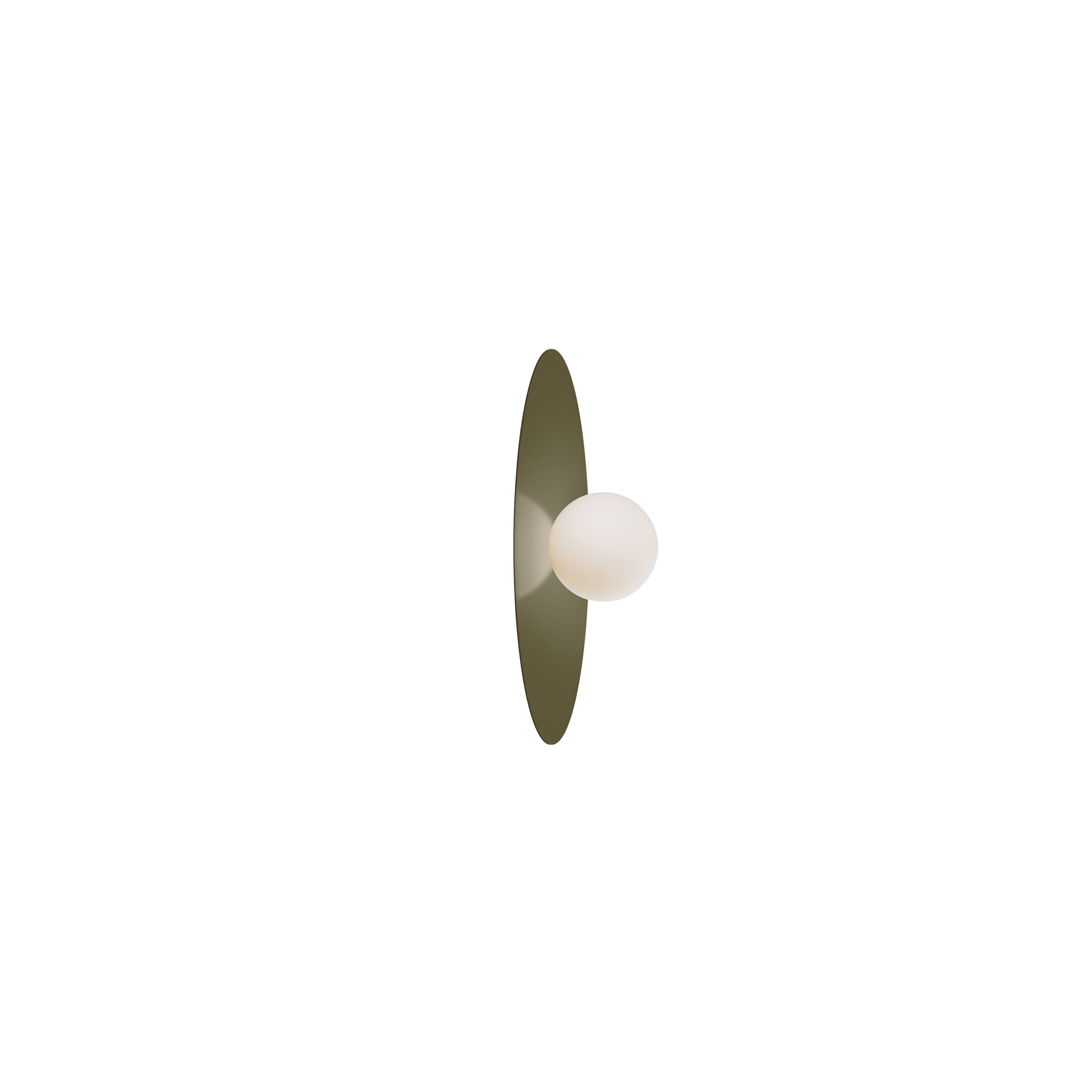 Bola Disc Flush Wall/Ceiling Light: Medium - 18