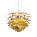 PH Artichoke Pendant: Large + Brass + White