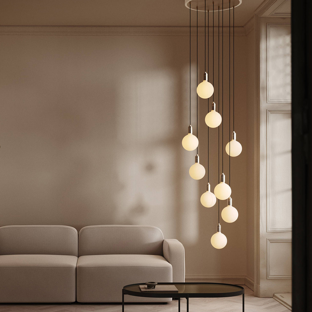 Nine Pendant with Sphere IV