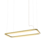 Pipeline CM4 Pendant Light: Brass + Brass