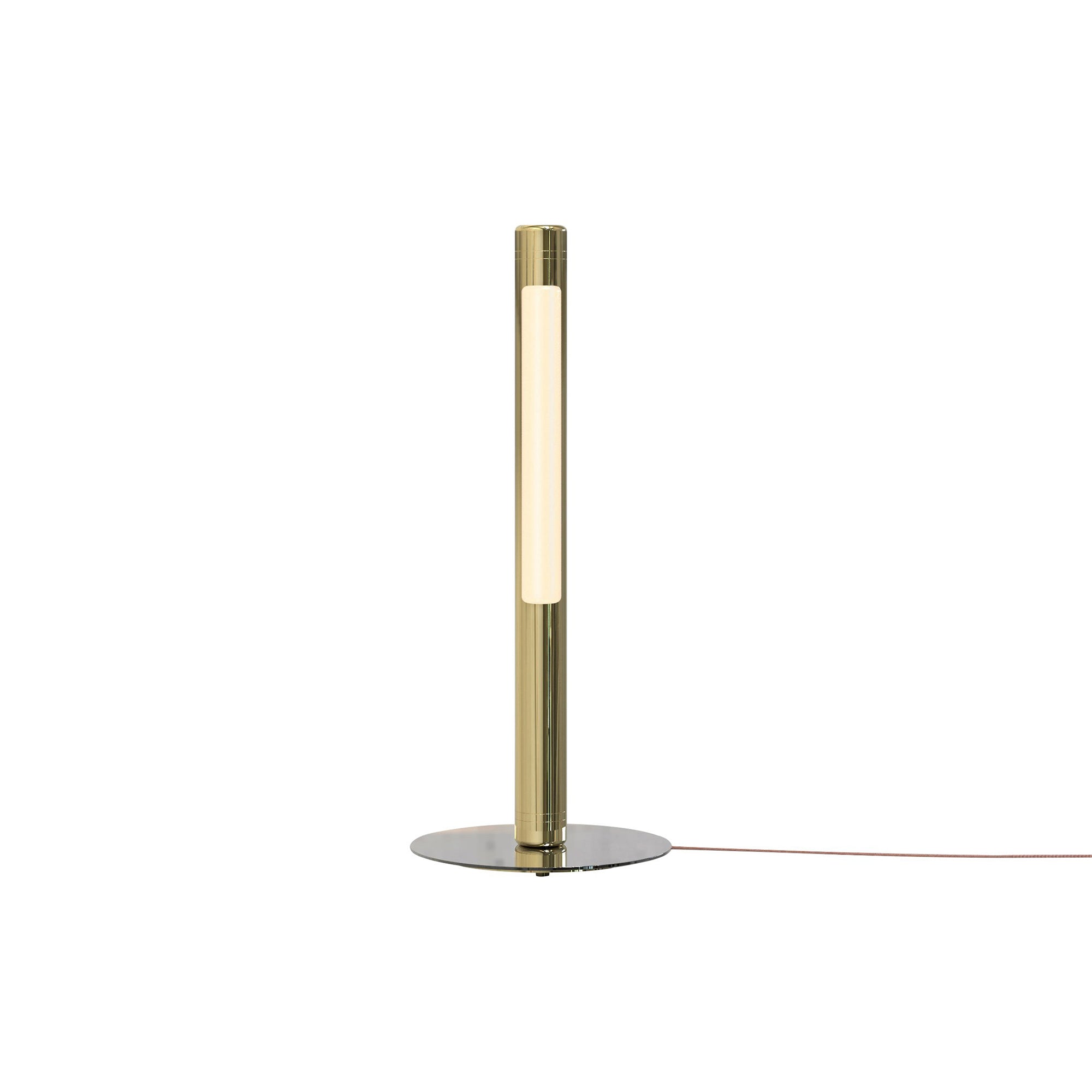 Pipeline Table Light: Brass