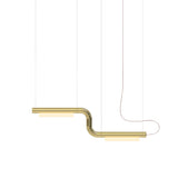 Pipeline CM1 Pendant Light: Brass