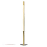 Pipeline Floor Light: Brass + Brass