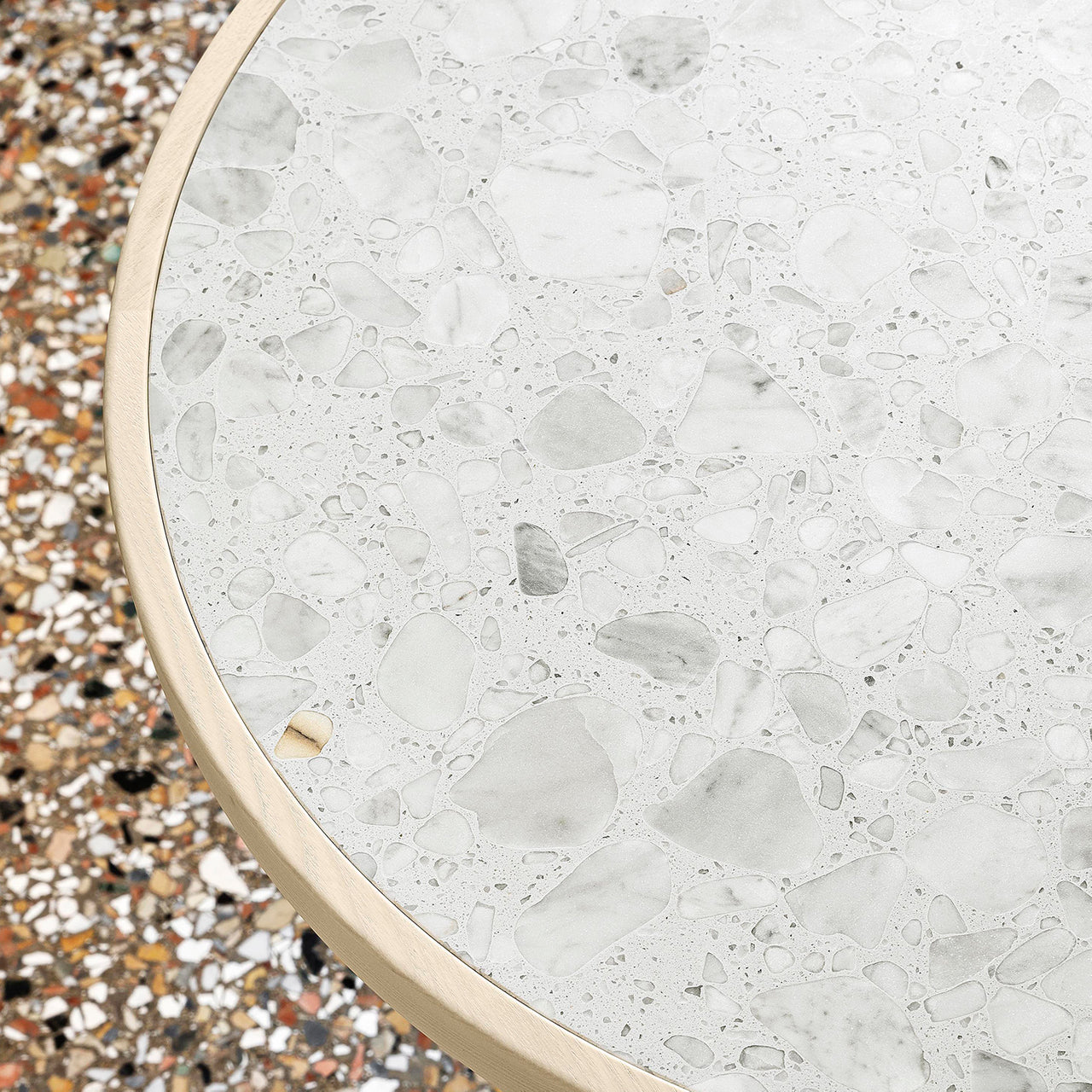 Briscola Coffee Table with Wooden Frame