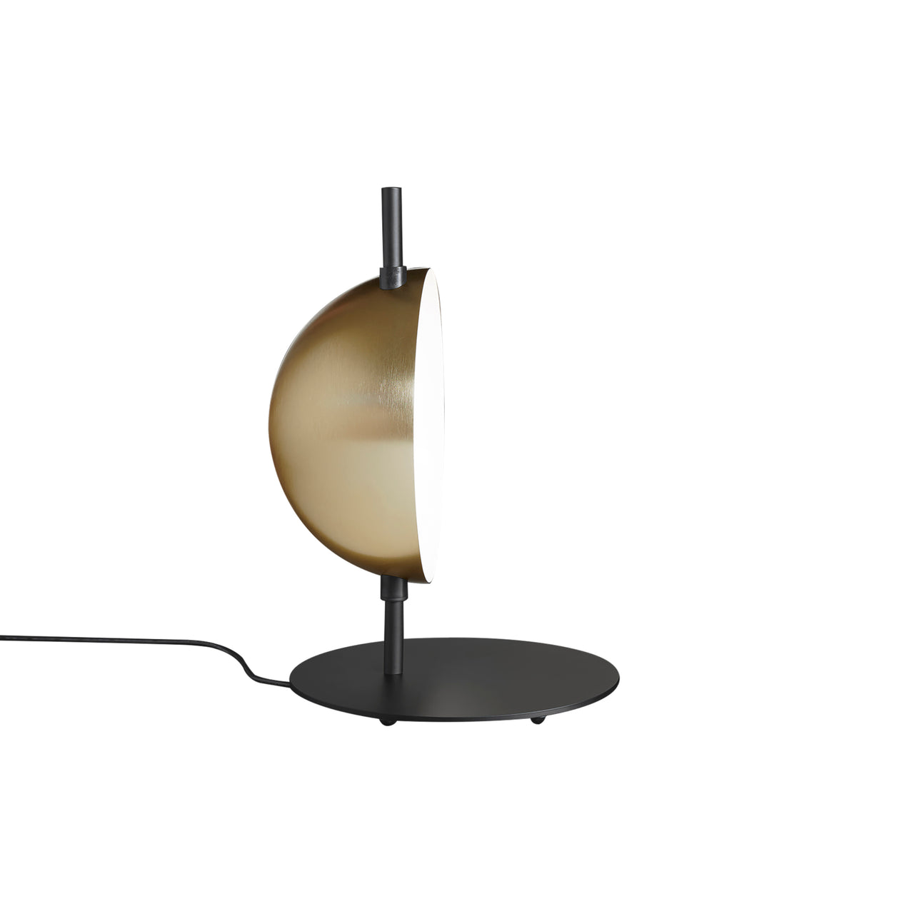 Superluna Table Lamp: Anodic Brass