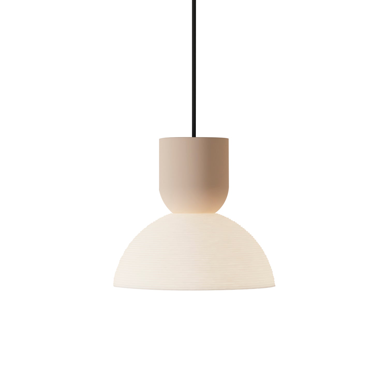 Buia Pendant Light: Peach