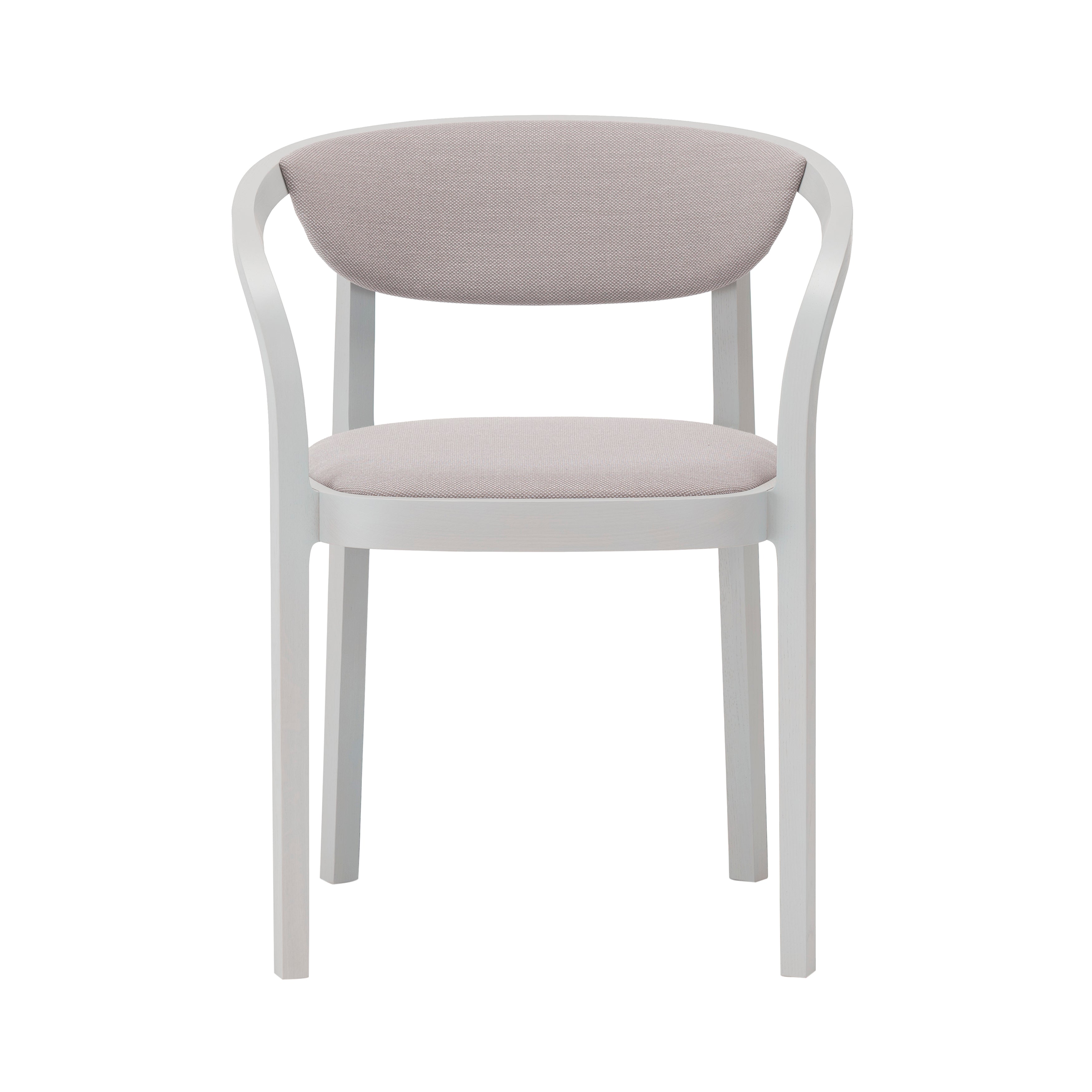 Chesa Chair with Pad: Grain Grey Oak