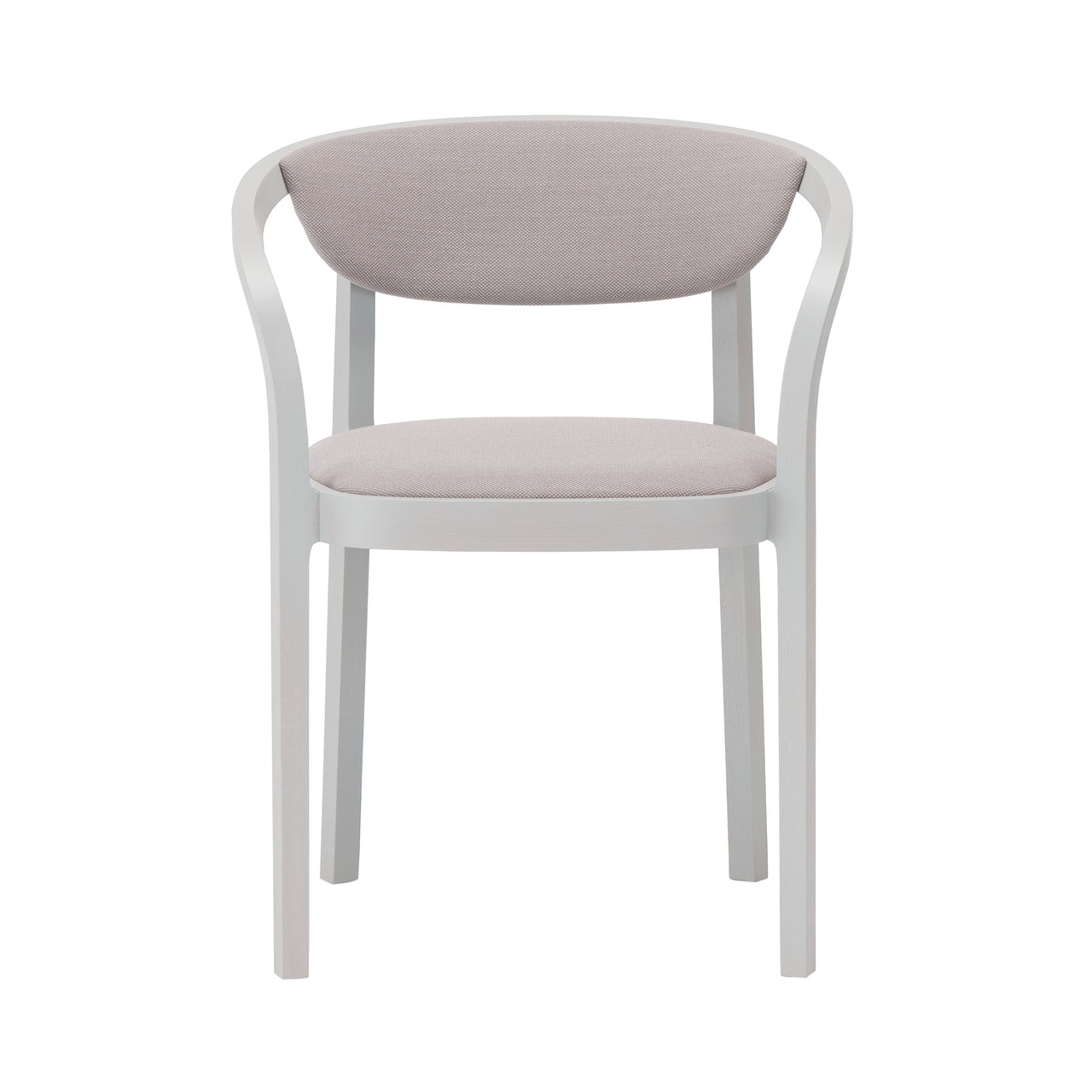 Chesa Chair with Pad: Grain Grey Oak