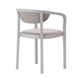 Chesa Chair with Pad: Grain Grey Oak