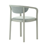 Chesa Chair with Pad: Grey Green Oak