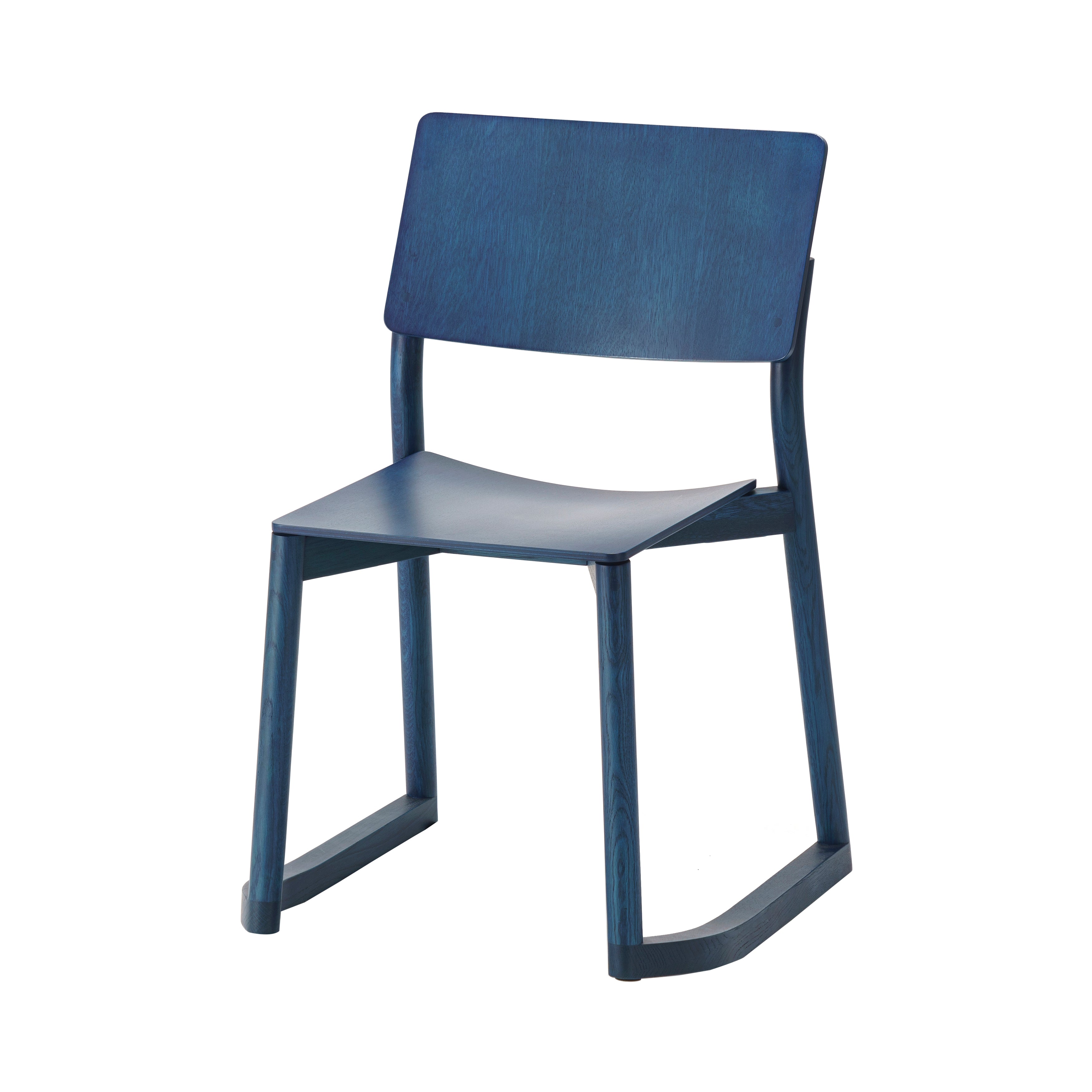 Panorama Chair With Runners: Indigo Blue Oak