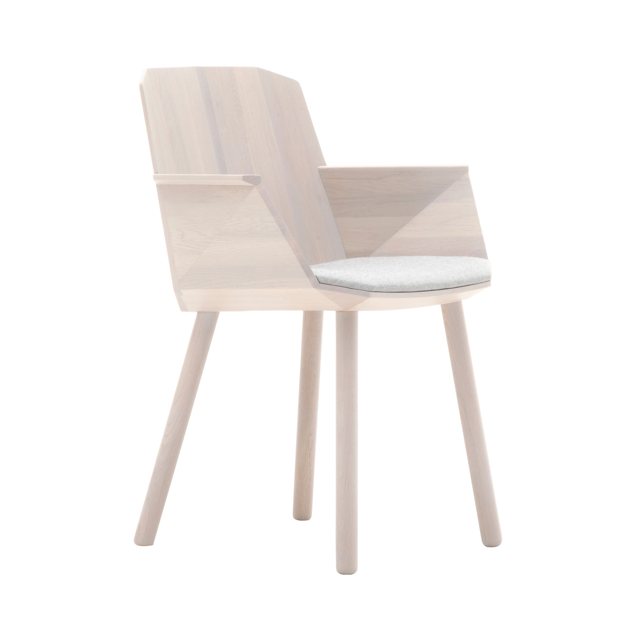 Colour Wood Armchair: Grain Beige